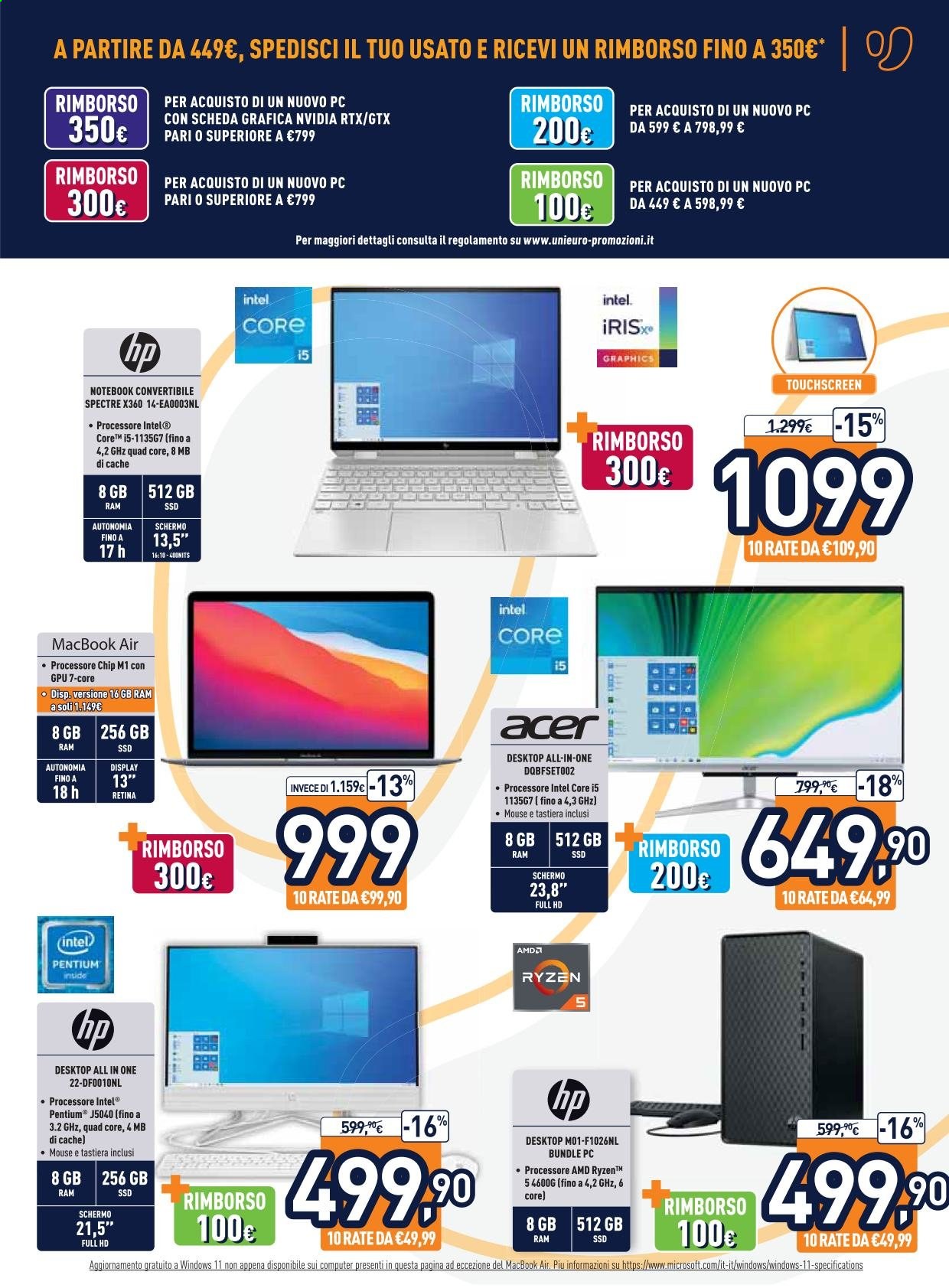 Volantino Unieuro - 1/9/2021 - 9/9/2021. Pagina 3