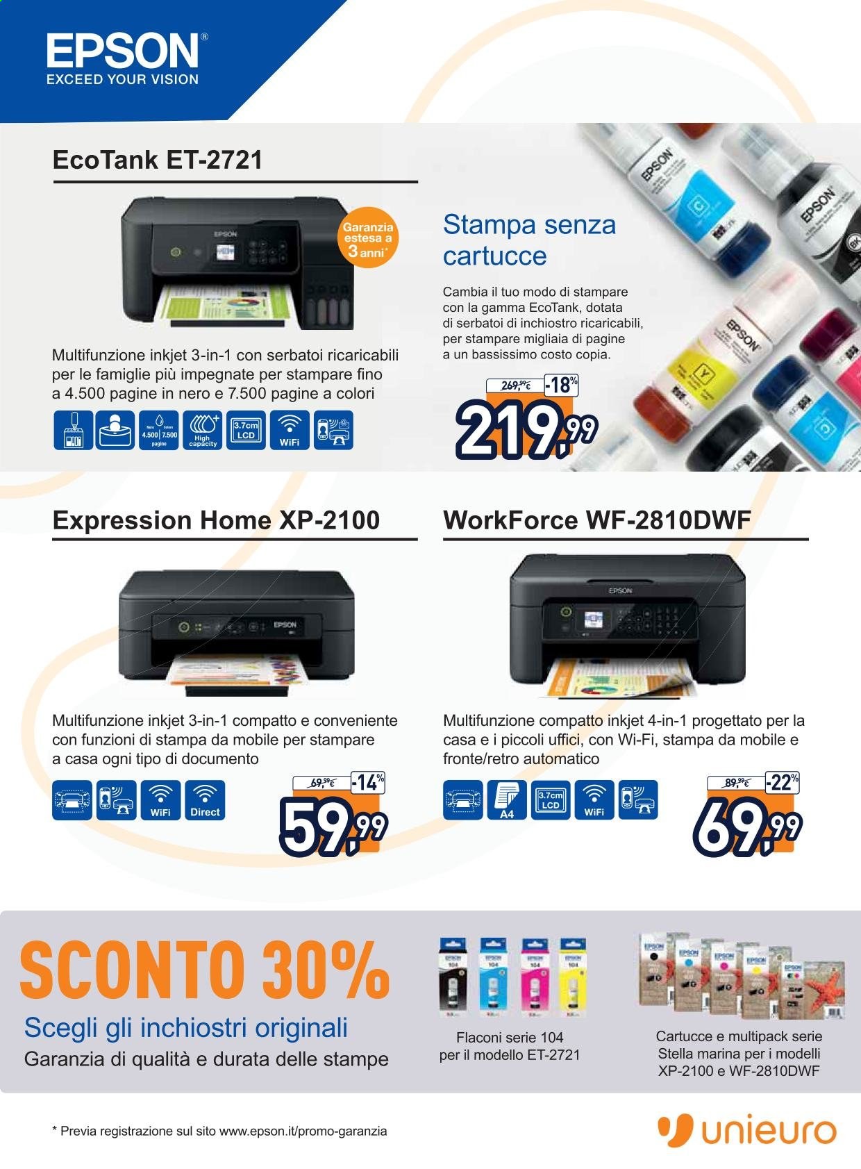 Volantino Unieuro - 1/9/2021 - 9/9/2021. Pagina 10