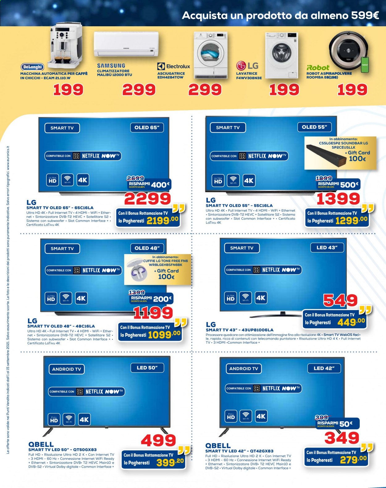 Volantino Euronics - 1/9/2021 - 15/9/2021. Pagina 2
