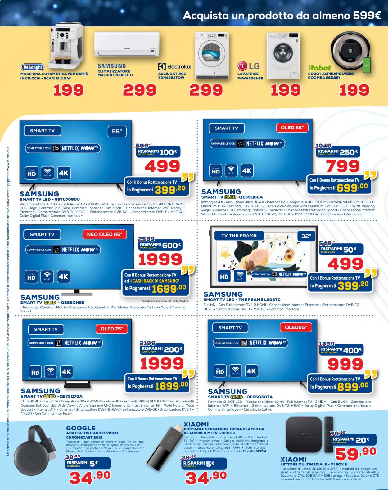 Volantino Euronics - 1/9/2021 - 15/9/2021. Pagina 4