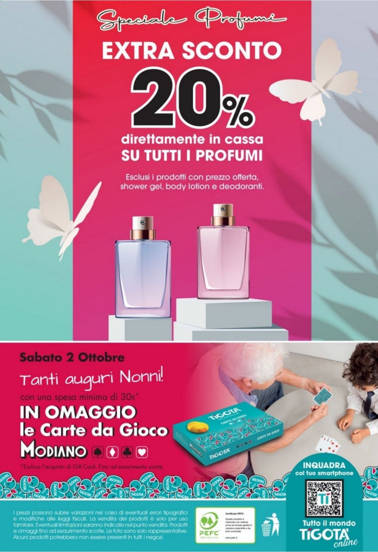 thumbnail - Volantino Tigotà - 1/9/2021 - 30/9/2021 - Prodotti in offerta - gel doccia, lozione corpo, deodorante, profumo. Pagina 20.