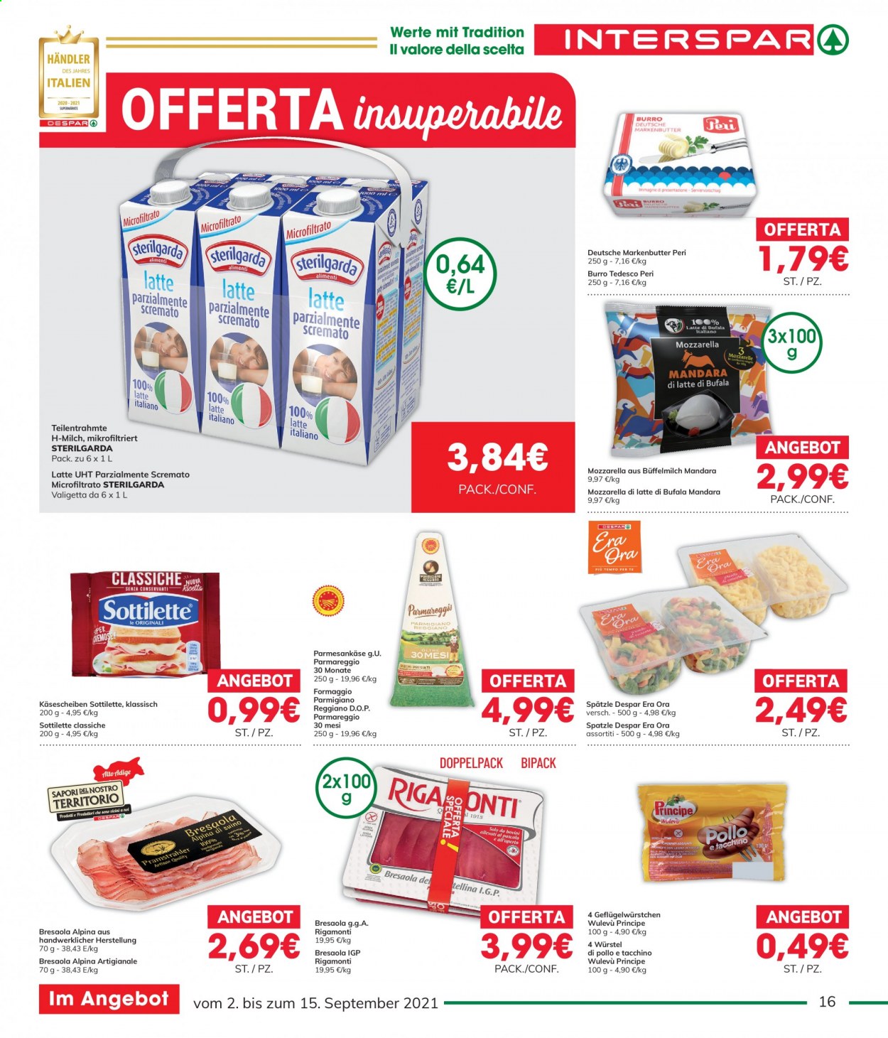 Volantino Interspar - 2/9/2021 - 15/9/2021. Pagina 16