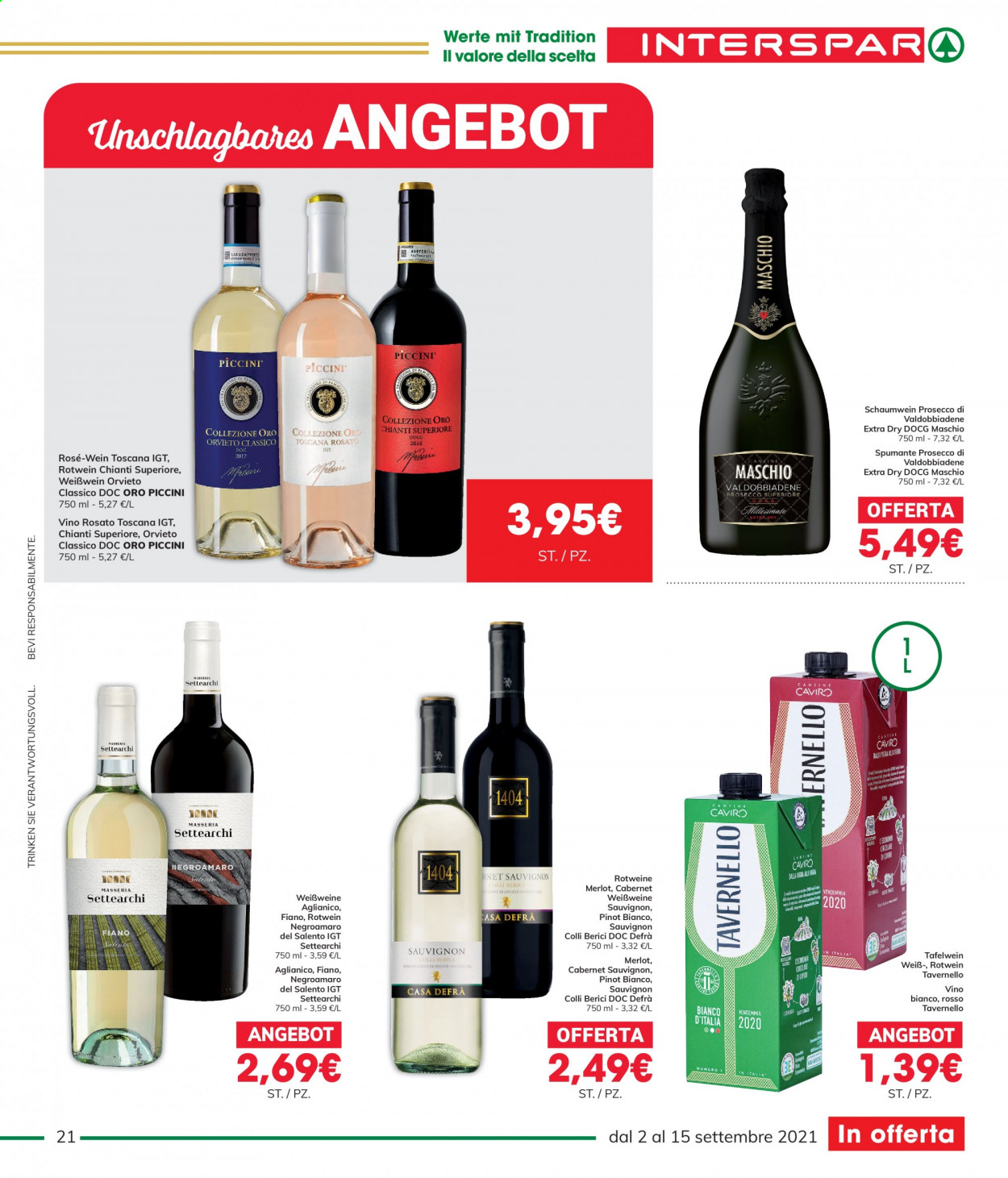 Volantino Interspar - 2/9/2021 - 15/9/2021. Pagina 21