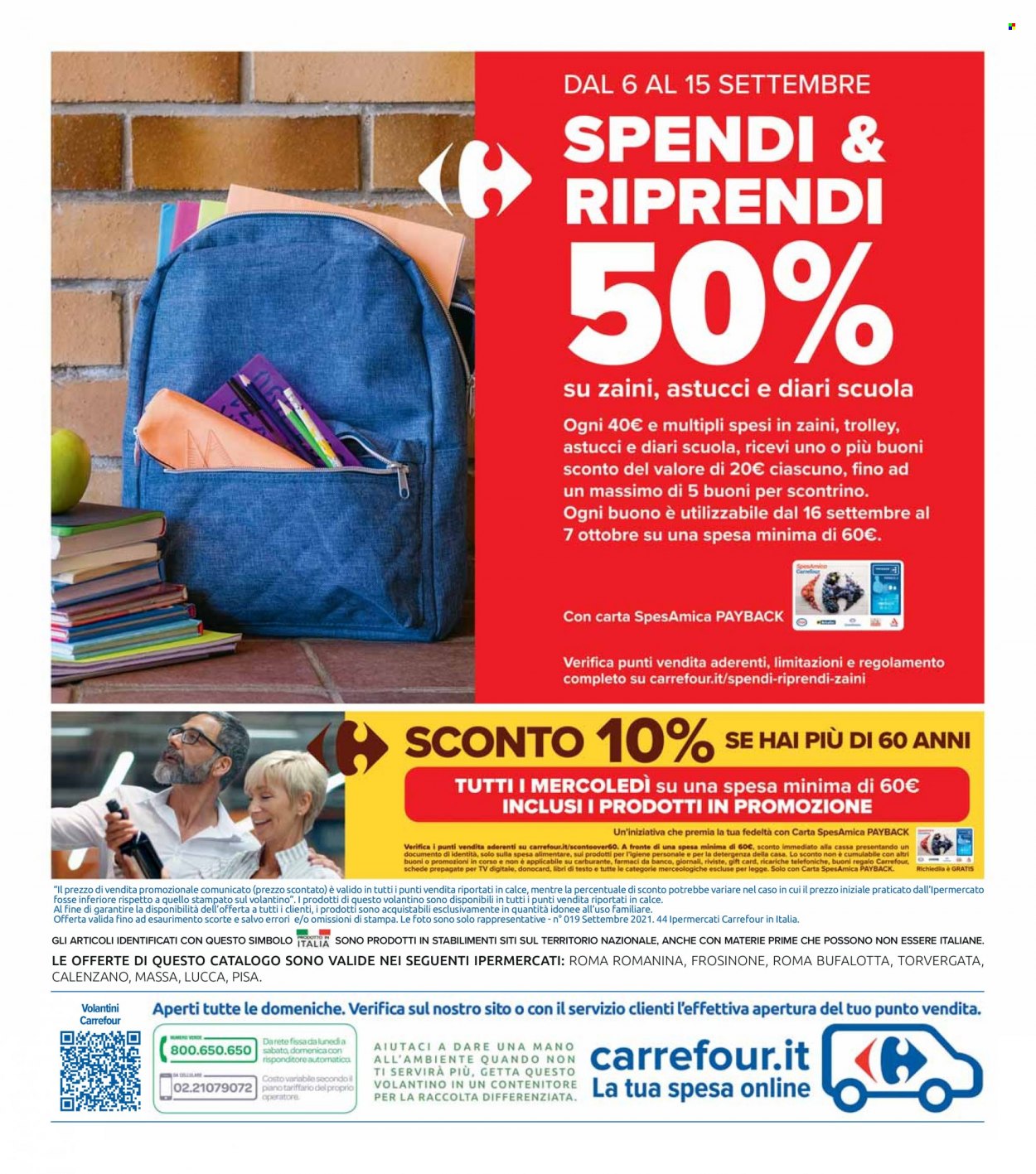 Volantino Carrefour - 6/9/2021 - 15/9/2021. Pagina 42