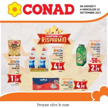 Volantino Conad - 9.9.2021 - 22.9.2021.