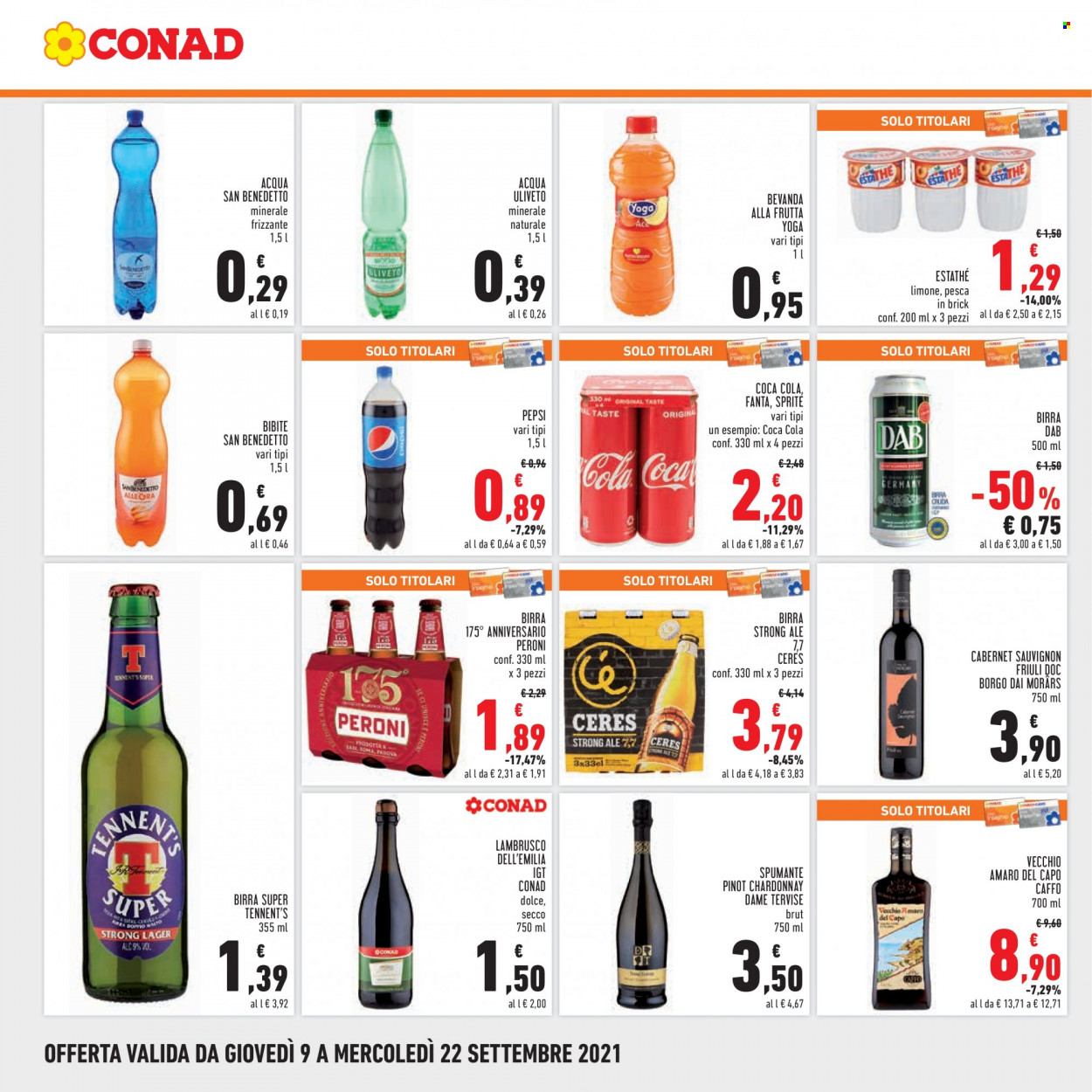 Leták Conad - 9.9.2021 - 22.9.2021. Strana 24