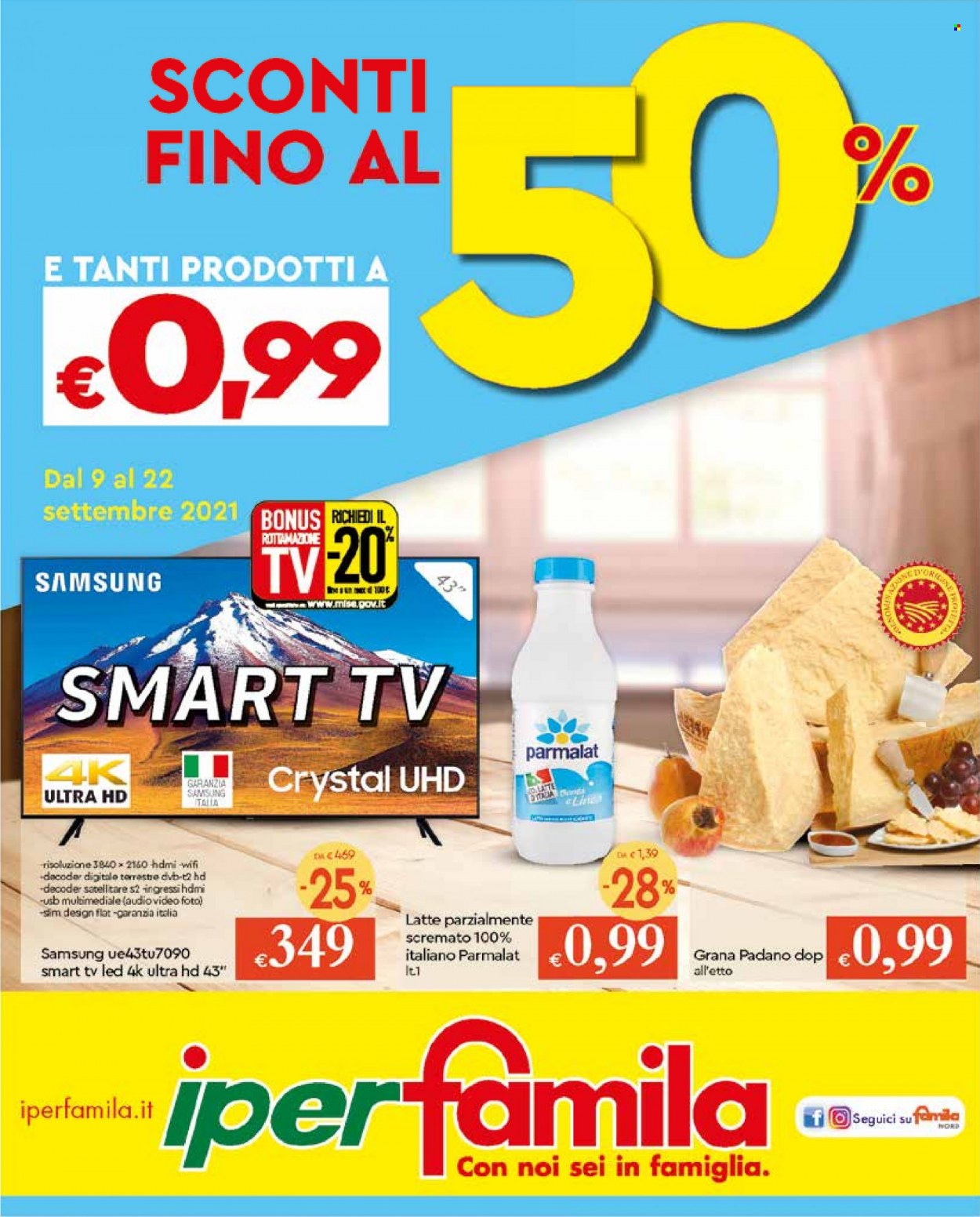 Volantino Famila - 9/9/2021 - 22/9/2021. Pagina 1