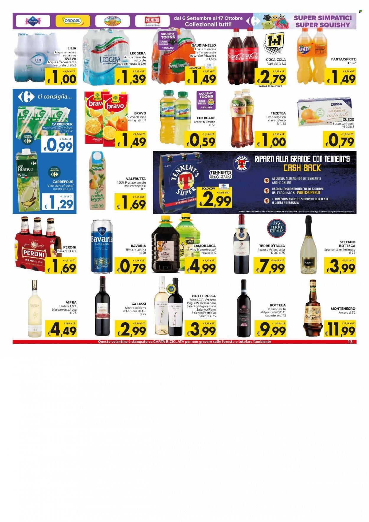 Volantino Carrefour - 8/9/2021 - 20/9/2021. Pagina 13