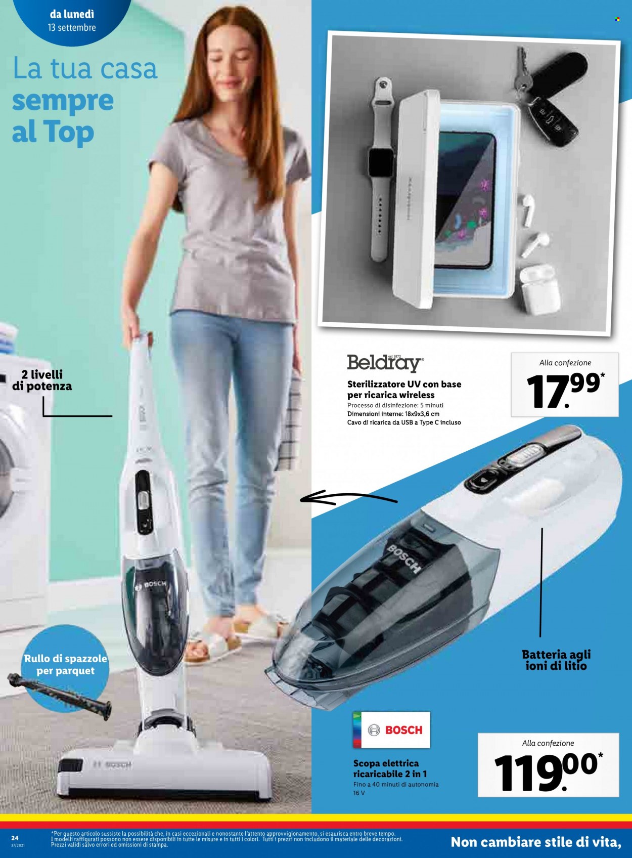 Volantino Lidl - 13/9/2021 - 19/9/2021. Pagina 24