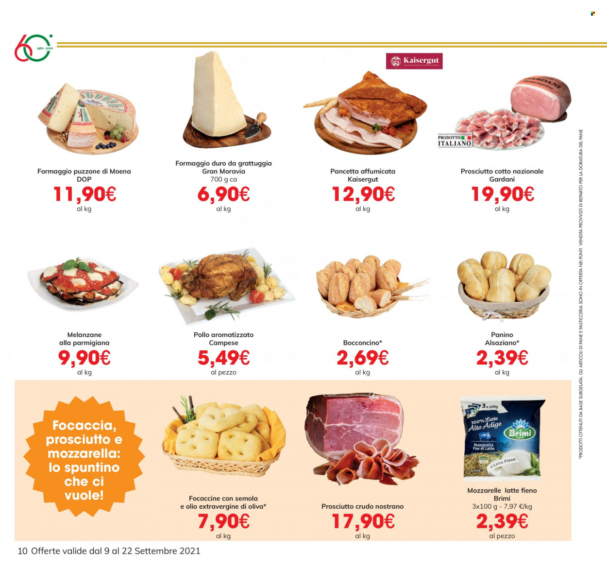 Volantino Eurospar - 9/9/2021 - 22/9/2021. Pagina 10