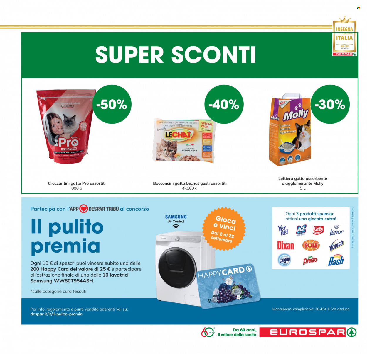 Volantino Eurospar - 9/9/2021 - 22/9/2021. Pagina 29