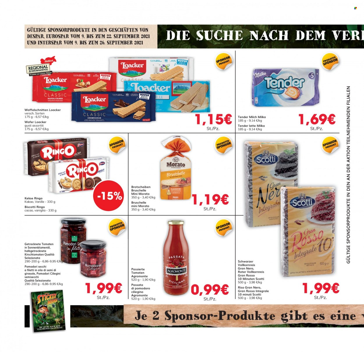 Volantino Eurospar - 9/9/2021 - 26/9/2021. Pagina 8
