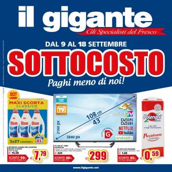 Volantino Il Gigante - 9.9.2021 - 18.9.2021.