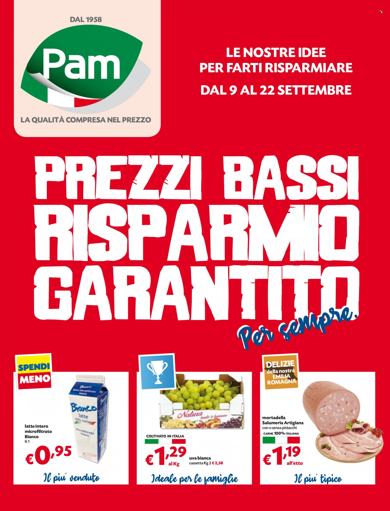 Volantino Pam Panorama - 9/9/2021 - 22/9/2021. Pagina 1