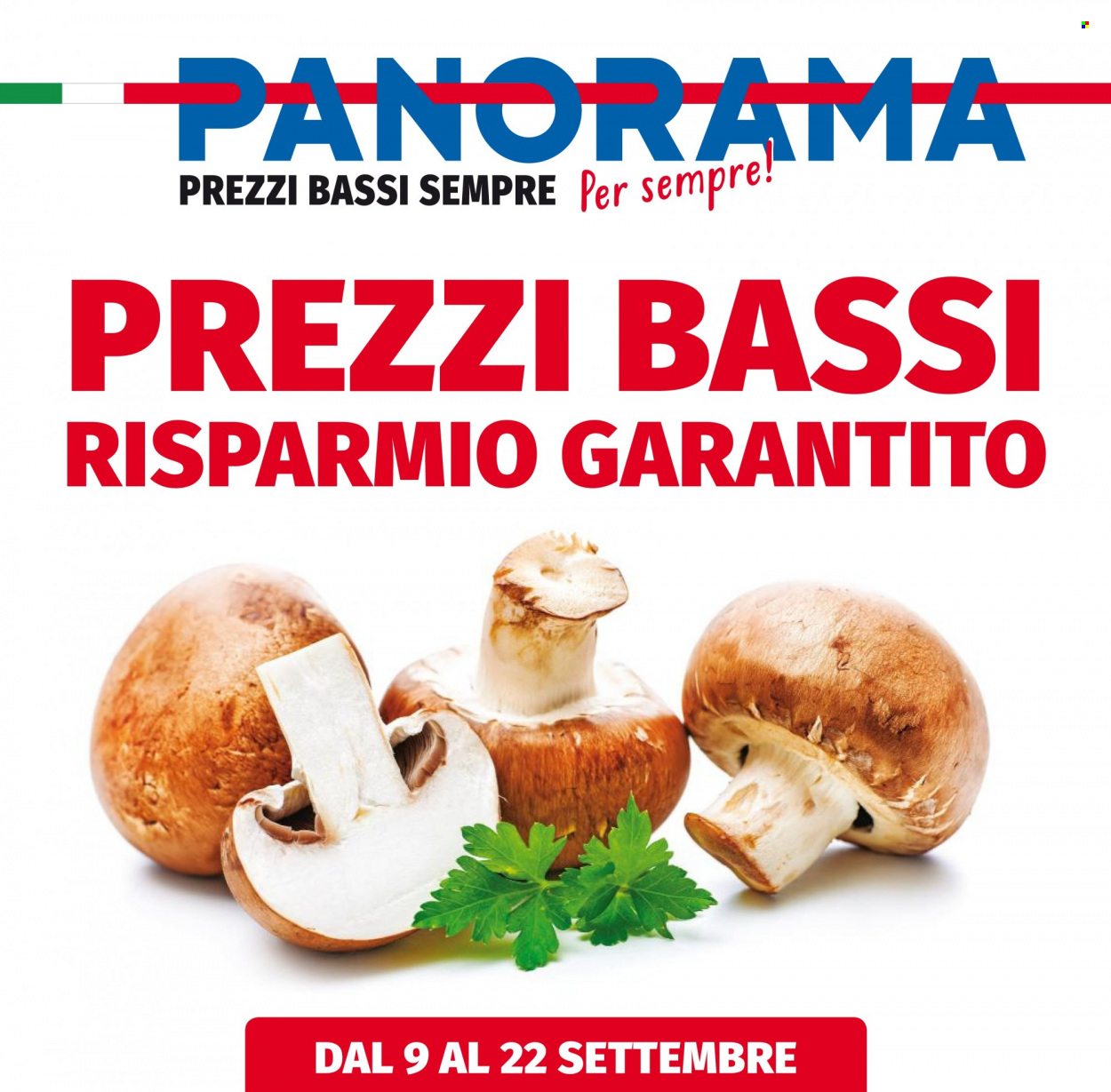 thumbnail - Volantino Panorama - 9/9/2021 - 22/9/2021.