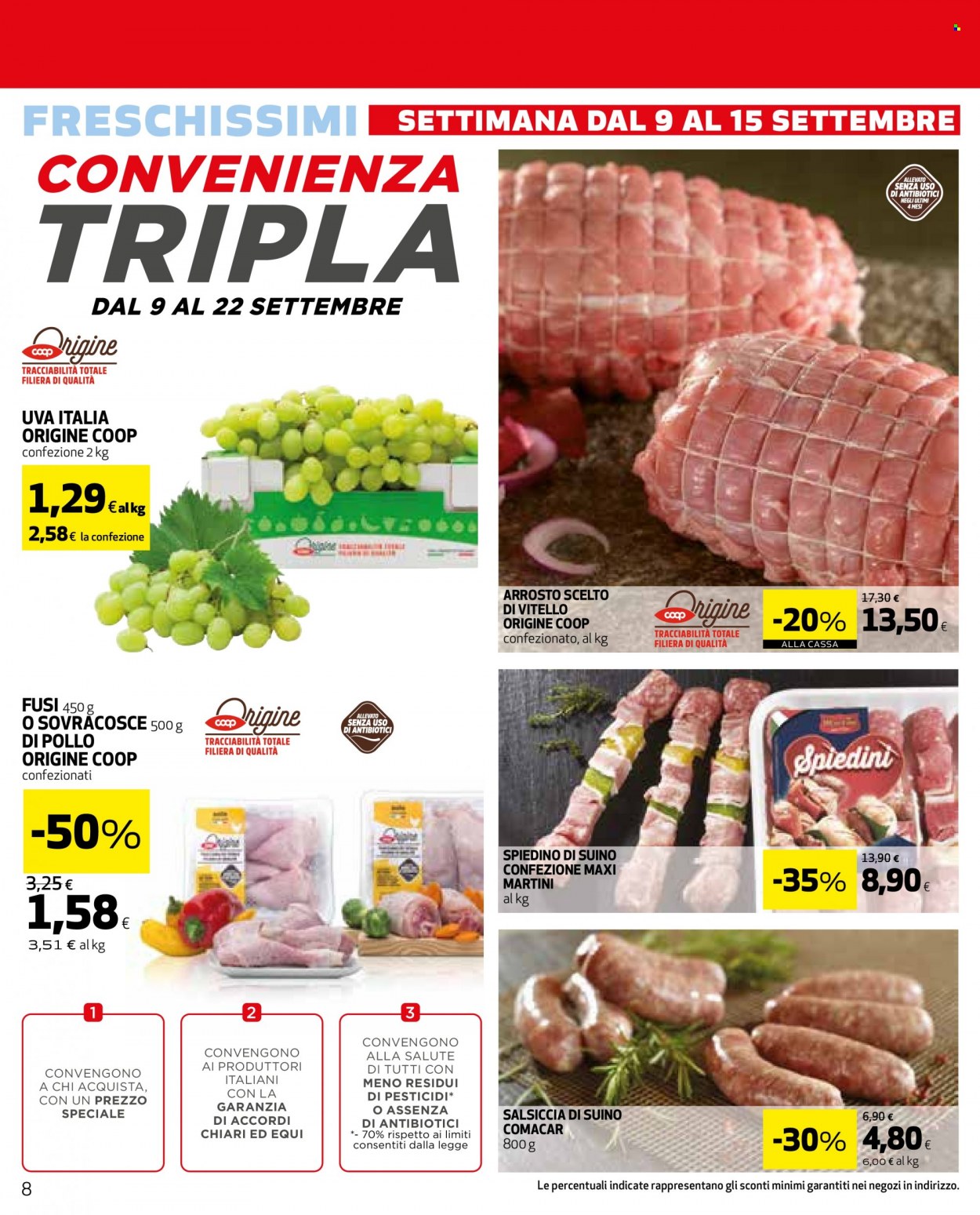Volantino Coop - 9/9/2021 - 22/9/2021. Pagina 8