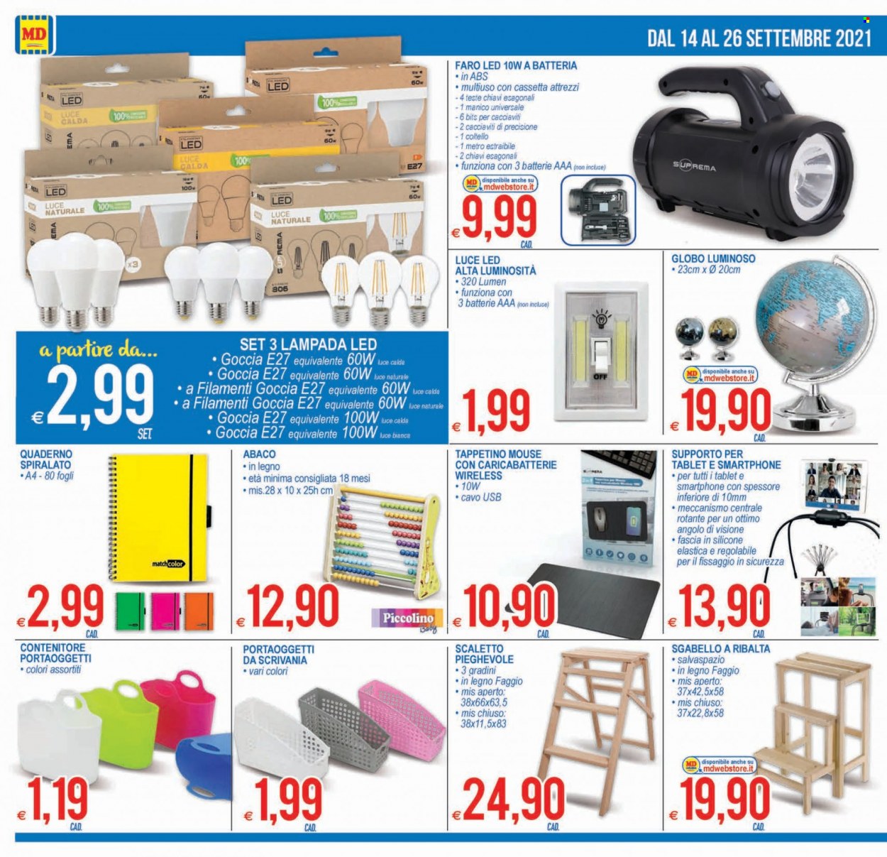 Volantino MD Discount - 14/9/2021 - 26/9/2021. Pagina 18