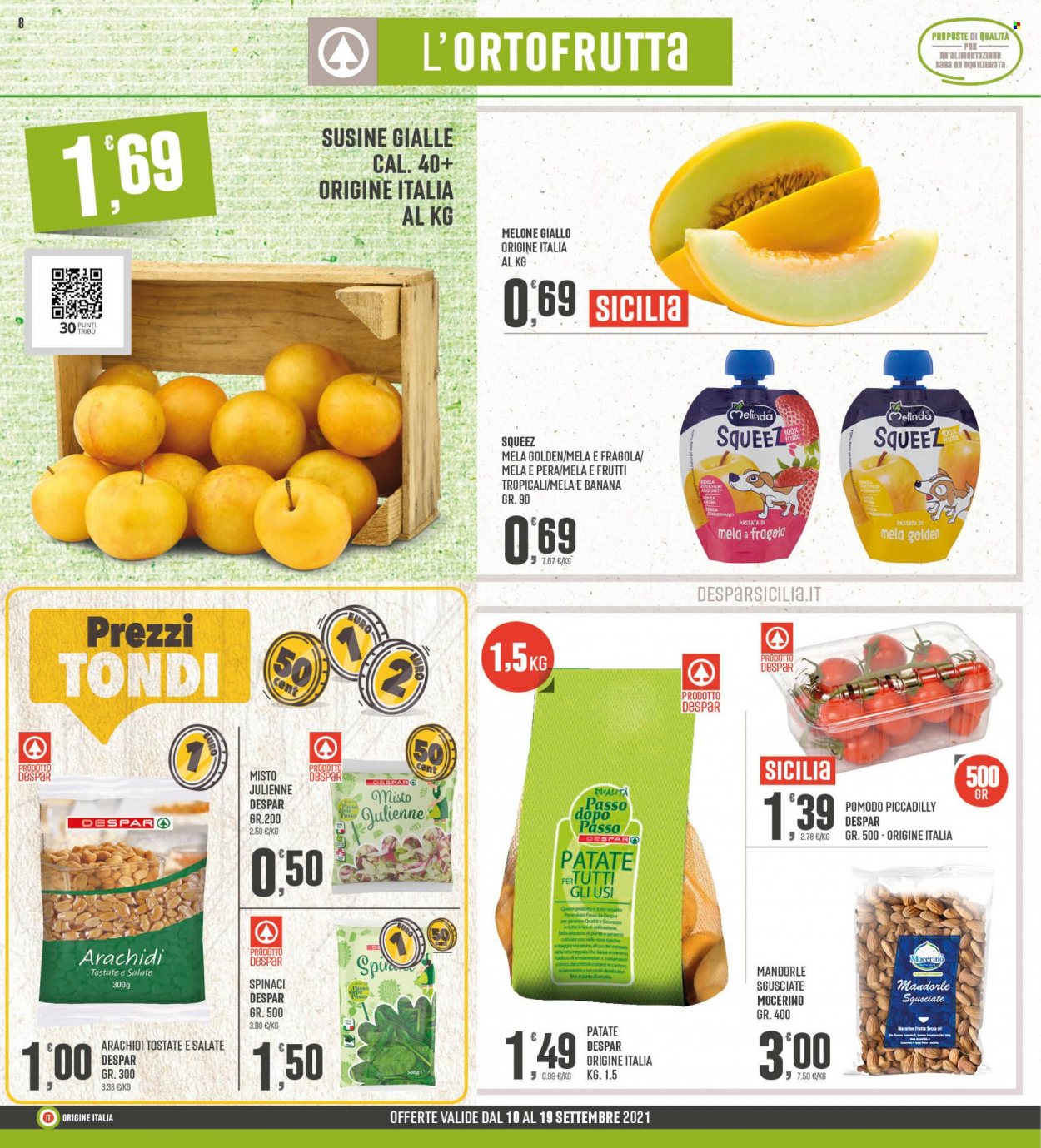 Volantino Eurospar - 10/9/2021 - 19/9/2021. Pagina 8