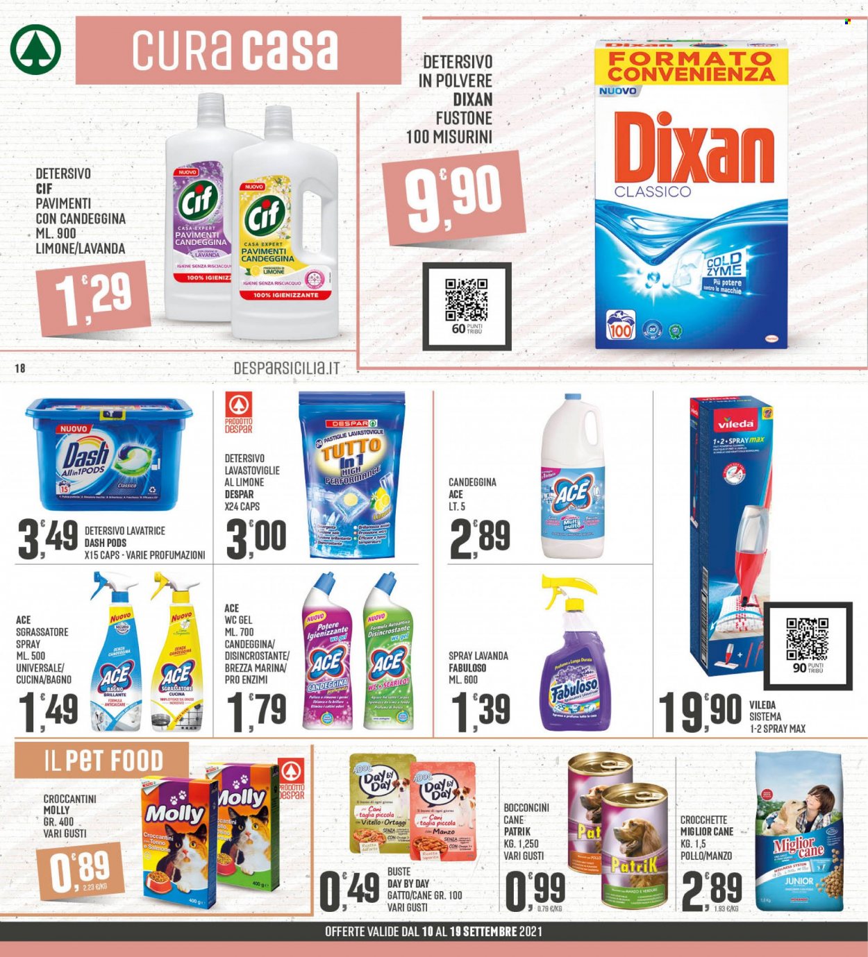 Volantino Eurospar - 10/9/2021 - 19/9/2021. Pagina 18