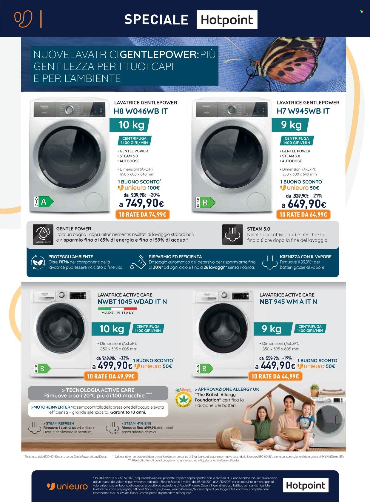 Volantino Unieuro - 10/9/2021 - 23/9/2021. Pagina 34