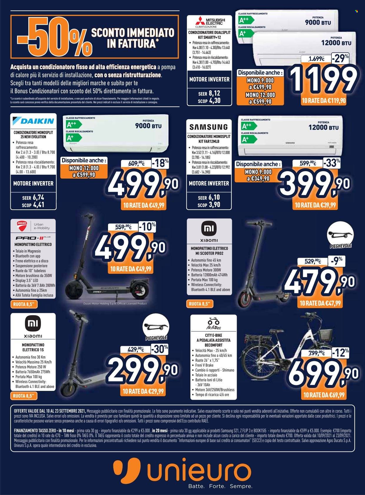 Volantino Unieuro - 10/9/2021 - 23/9/2021. Pagina 36