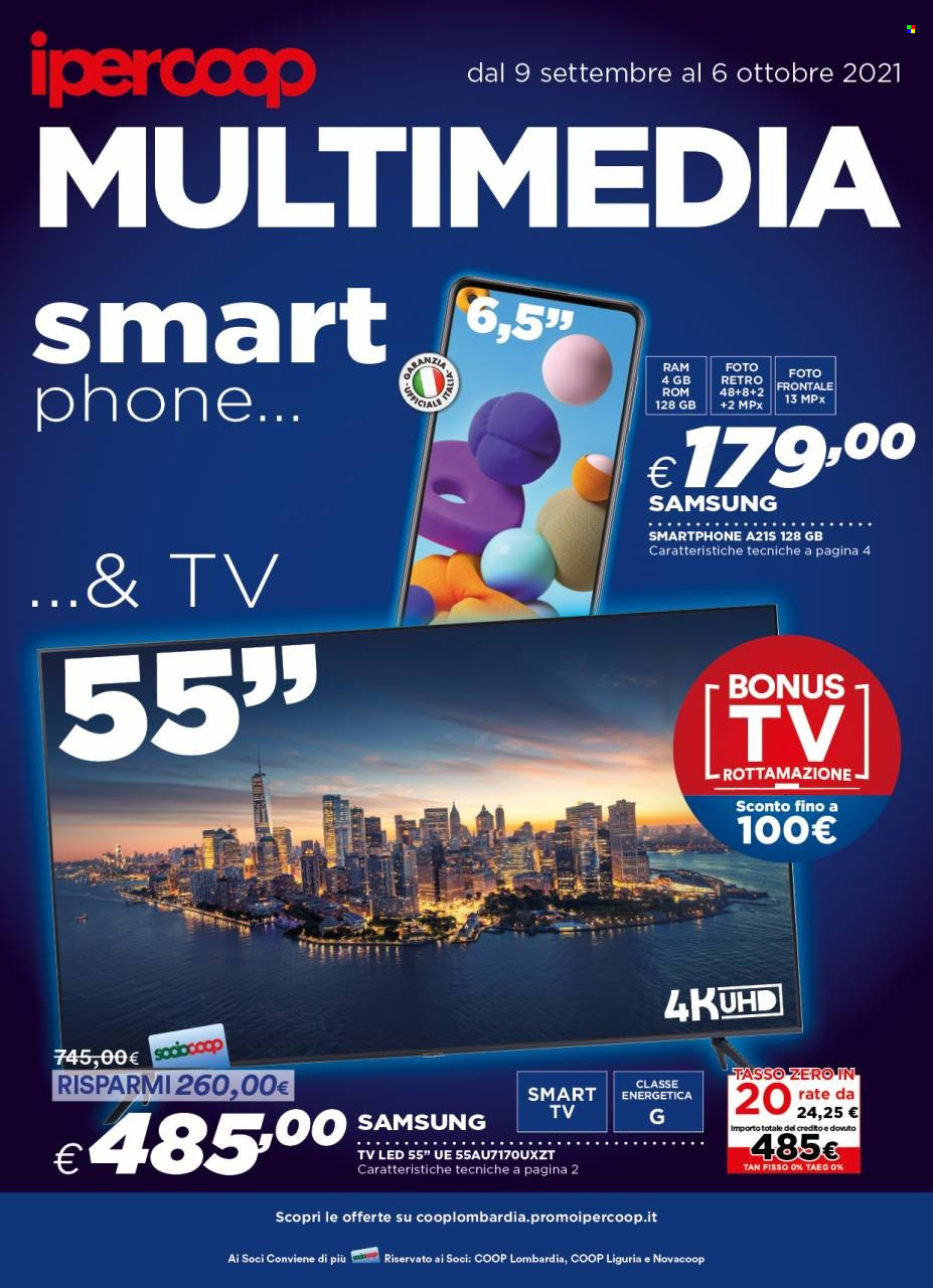 Volantino Coop - 9/9/2021 - 6/10/2021. Pagina 1