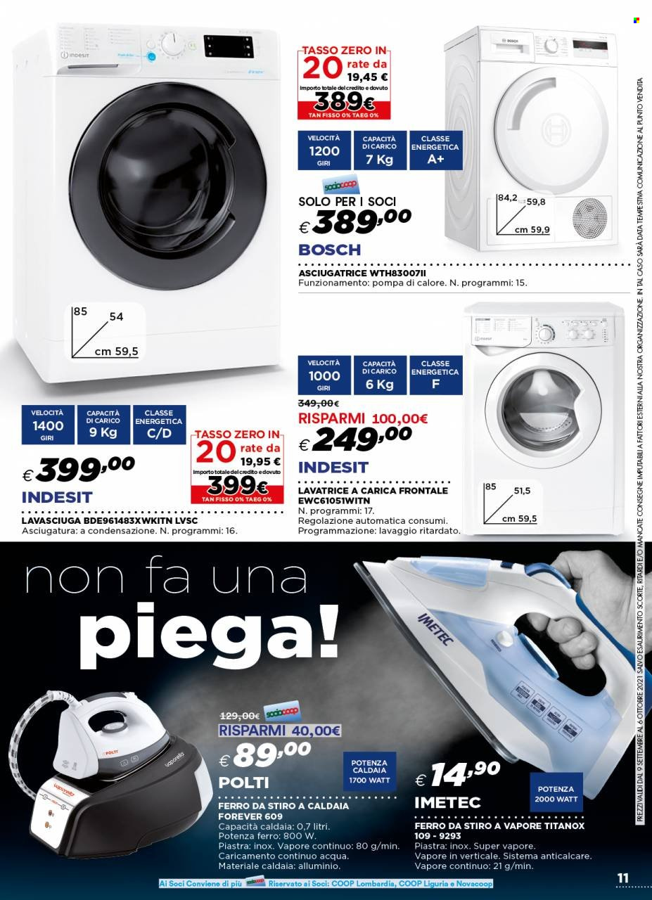 Volantino Coop - 9/9/2021 - 6/10/2021. Pagina 11