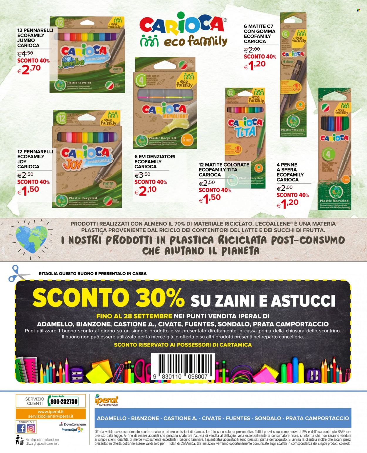 Volantino Iperal - 2/9/2021 - 28/9/2021. Pagina 8