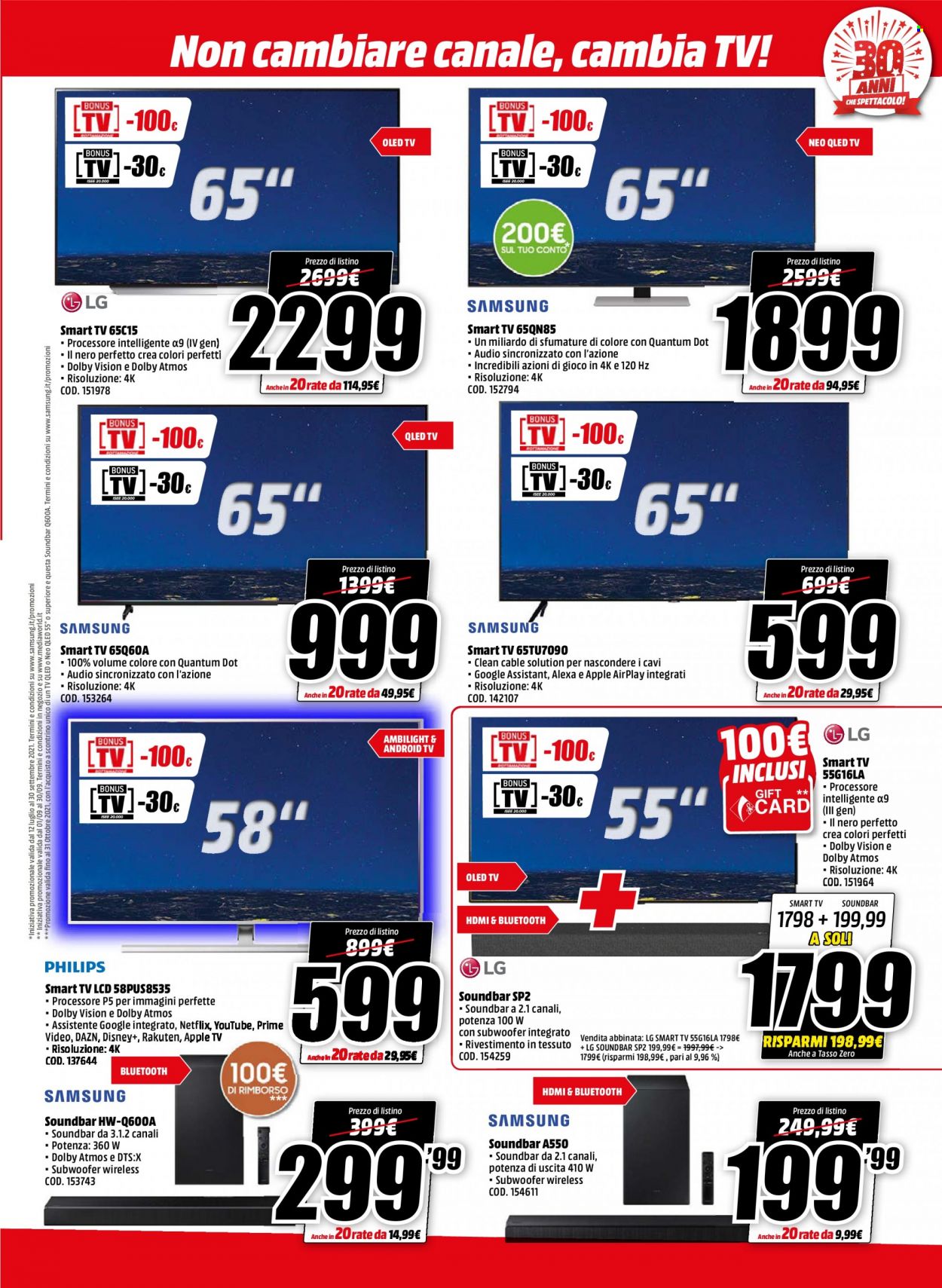 Volantino MediaWorld - 13/9/2021 - 22/9/2021. Pagina 3