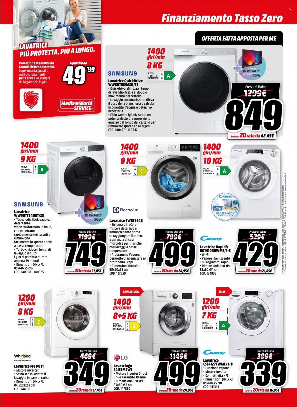 Volantino MediaWorld - 13/9/2021 - 22/9/2021. Pagina 16