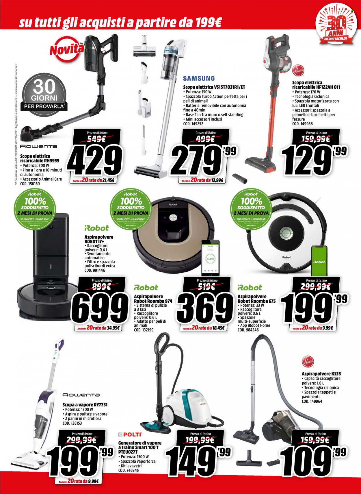 Volantino MediaWorld - 13/9/2021 - 22/9/2021. Pagina 23