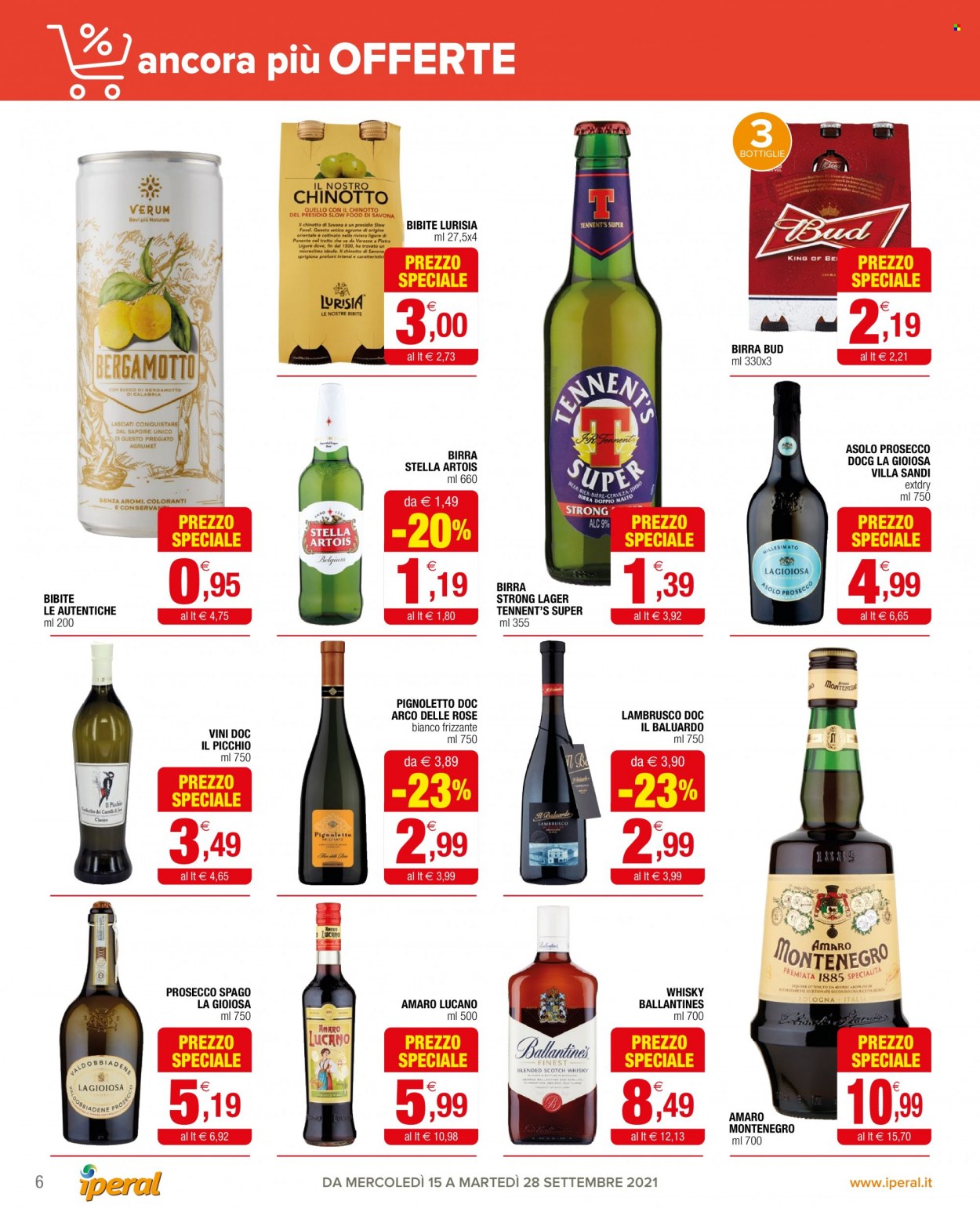 Volantino Iperal - 15/9/2021 - 28/9/2021. Pagina 6
