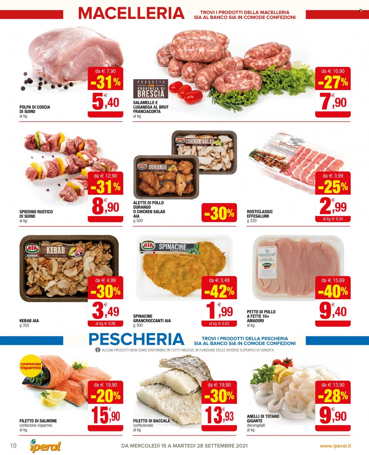 Volantino Iperal - 15/9/2021 - 28/9/2021. Pagina 10