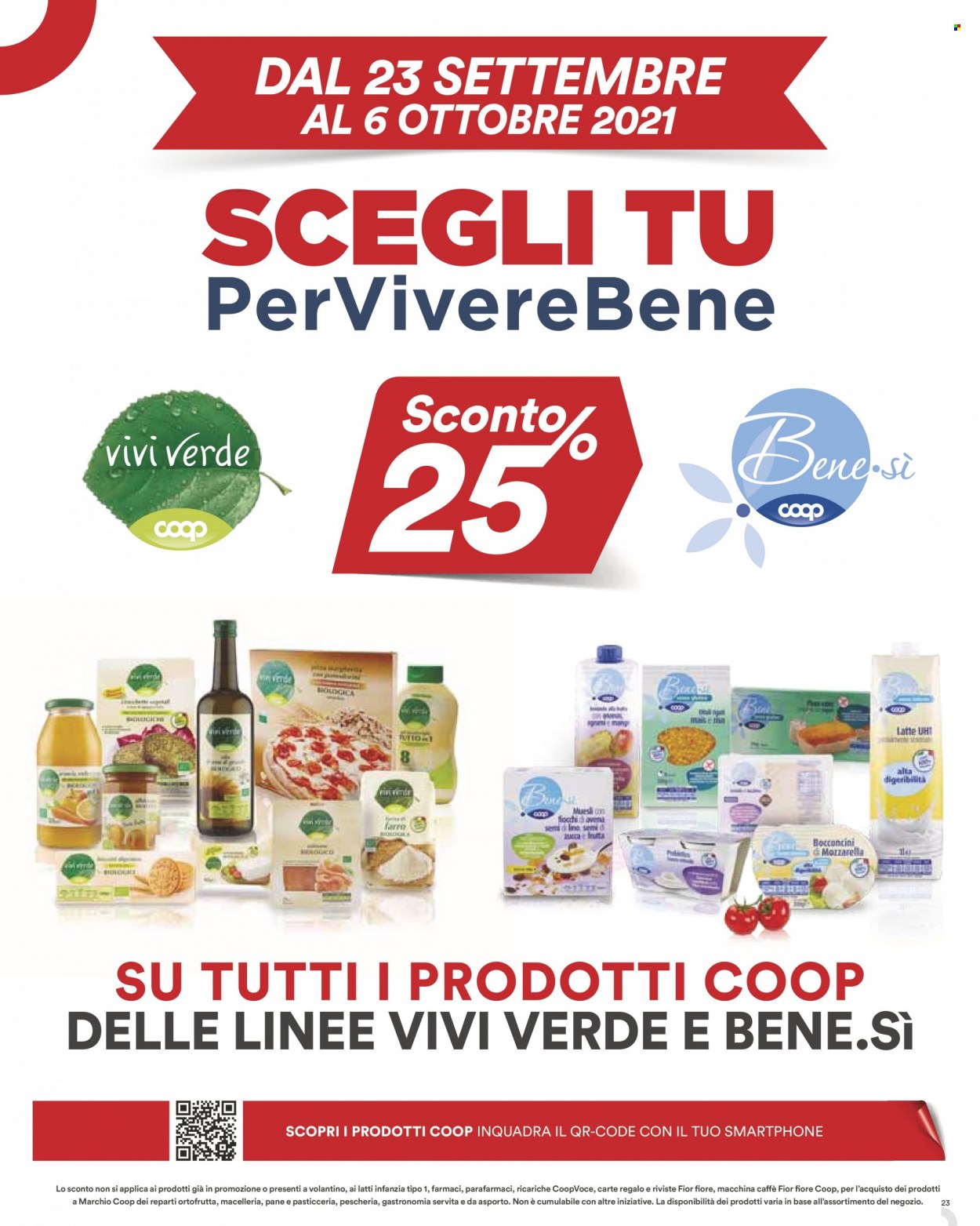 Leták Coop - 16.9.2021 - 29.9.2021. Strana 23
