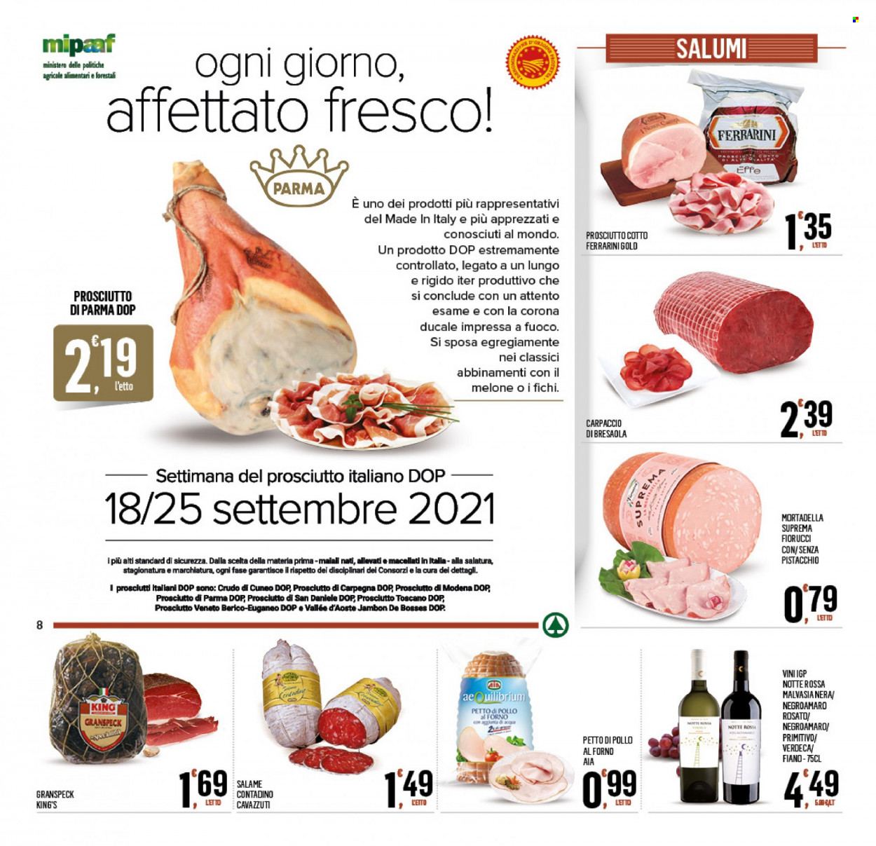 Volantino Despar - 16/9/2021 - 26/9/2021. Pagina 8