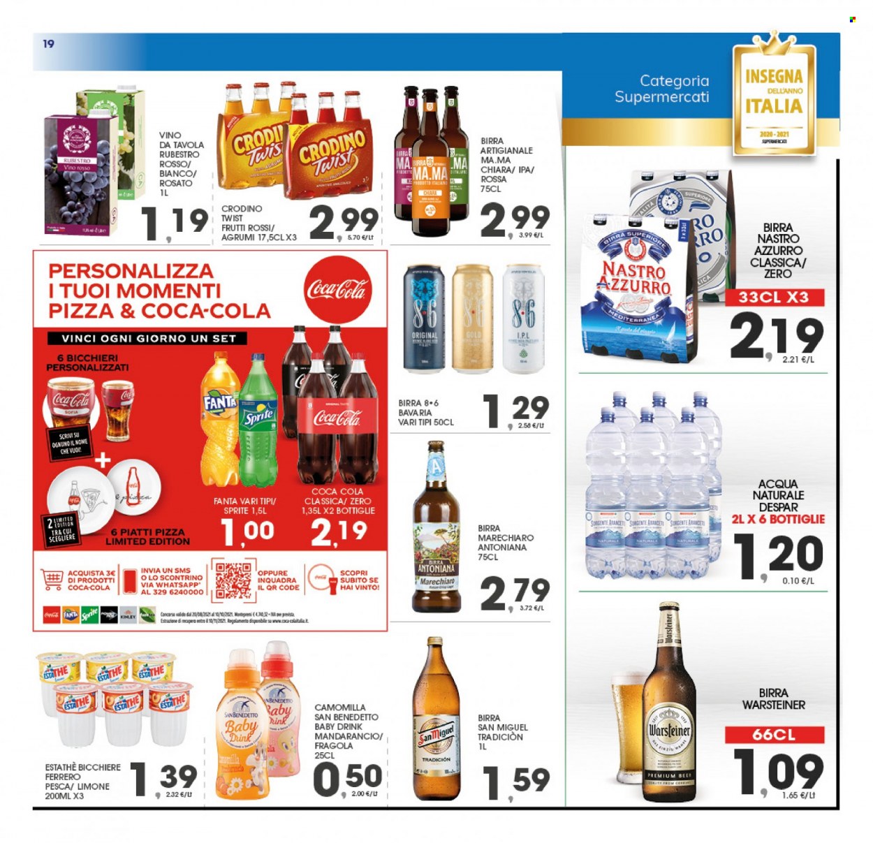 Volantino Eurospar - 16/9/2021 - 26/9/2021. Pagina 19