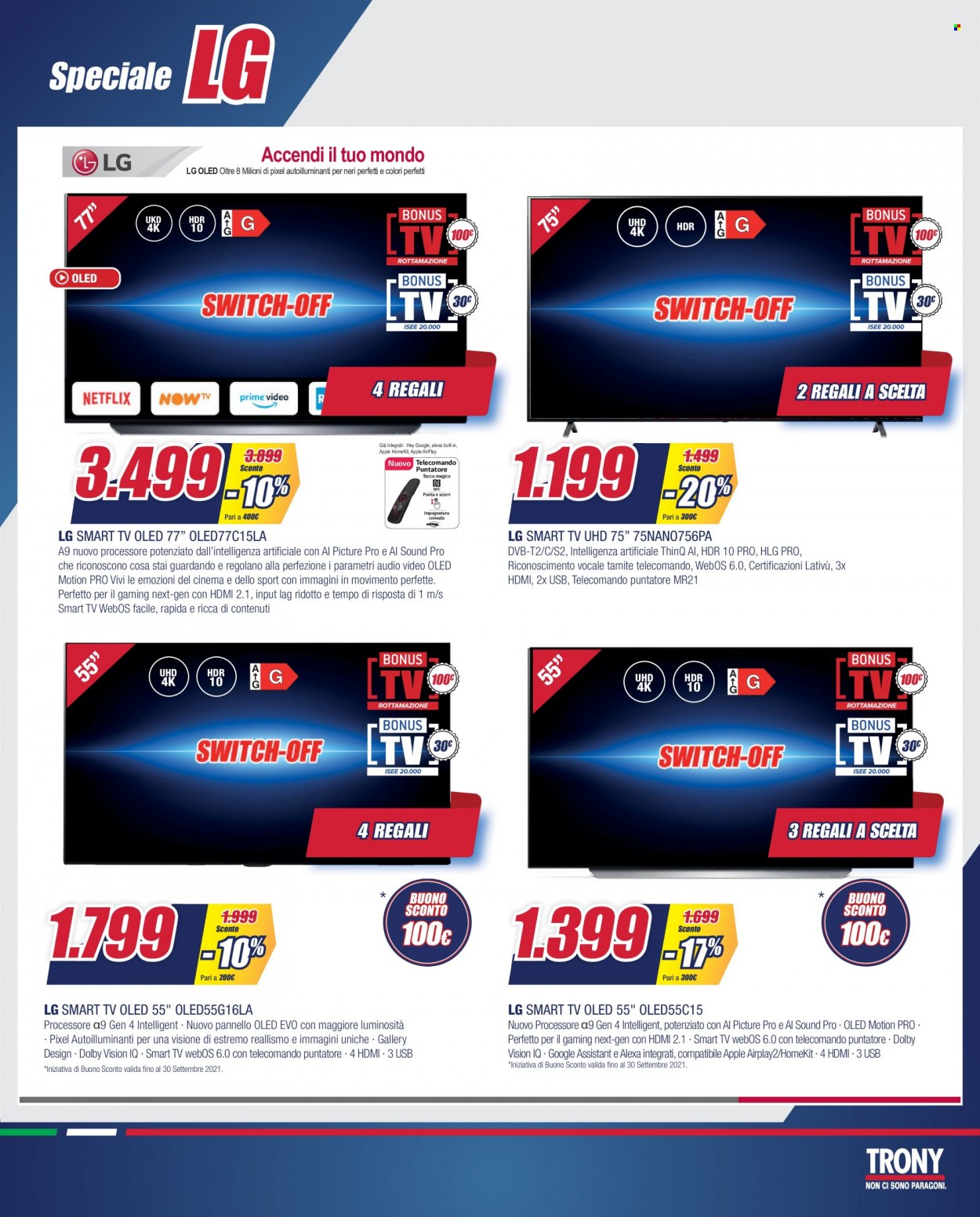 Volantino Trony - 17/9/2021 - 6/10/2021. Pagina 24
