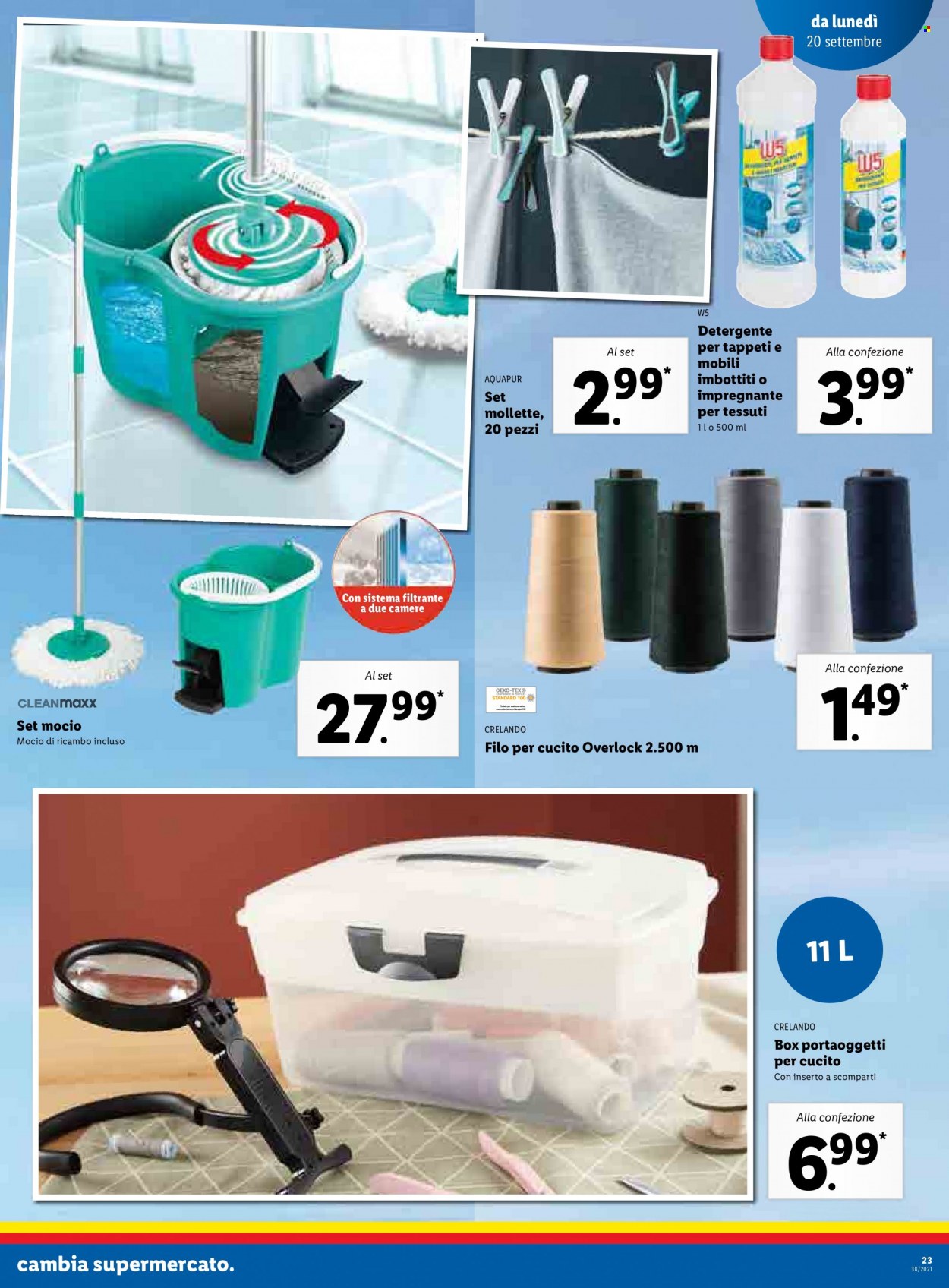 Volantino Lidl - 20/9/2021 - 26/9/2021. Pagina 23