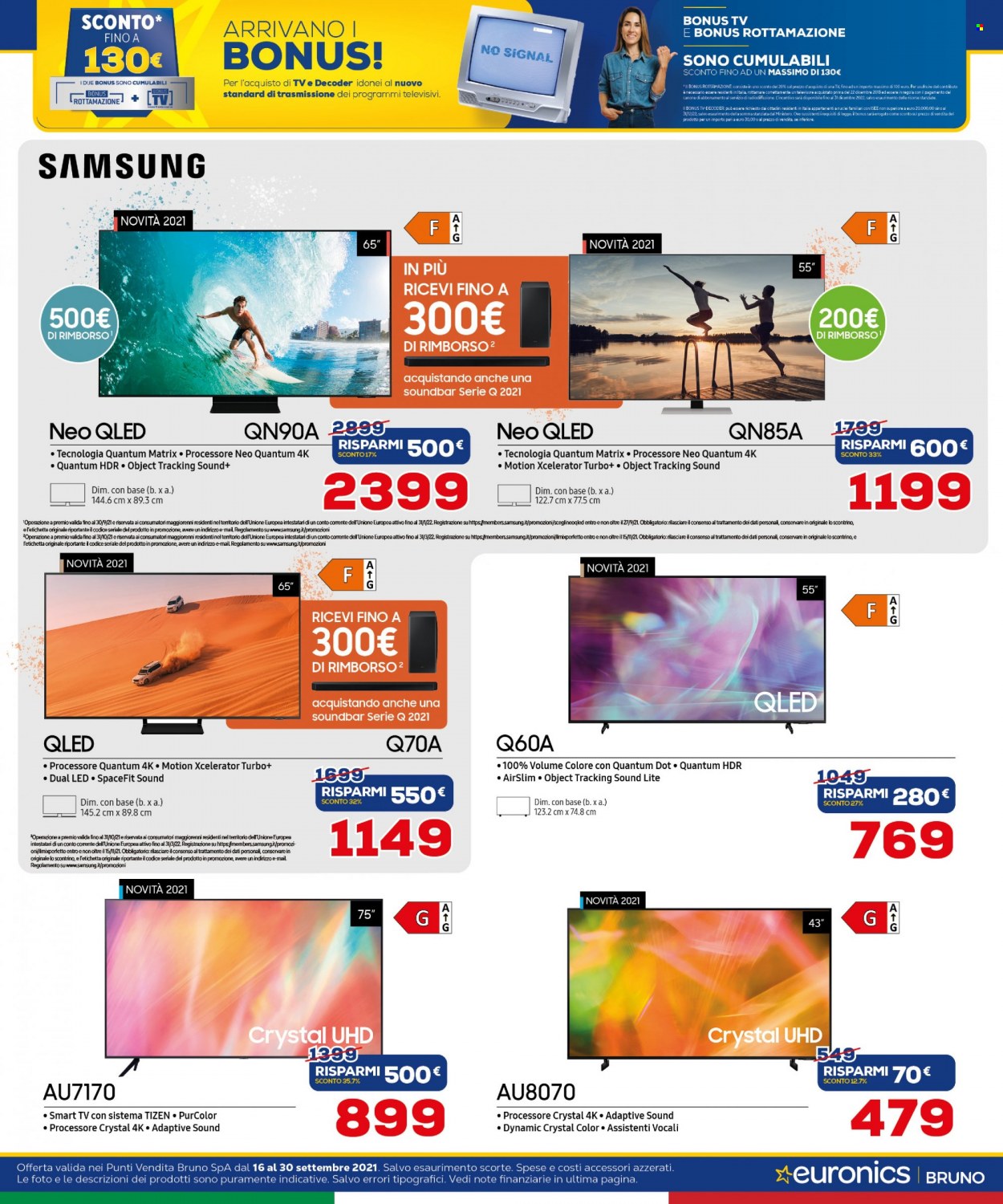 Volantino Euronics - 16/9/2021 - 30/9/2021. Pagina 2