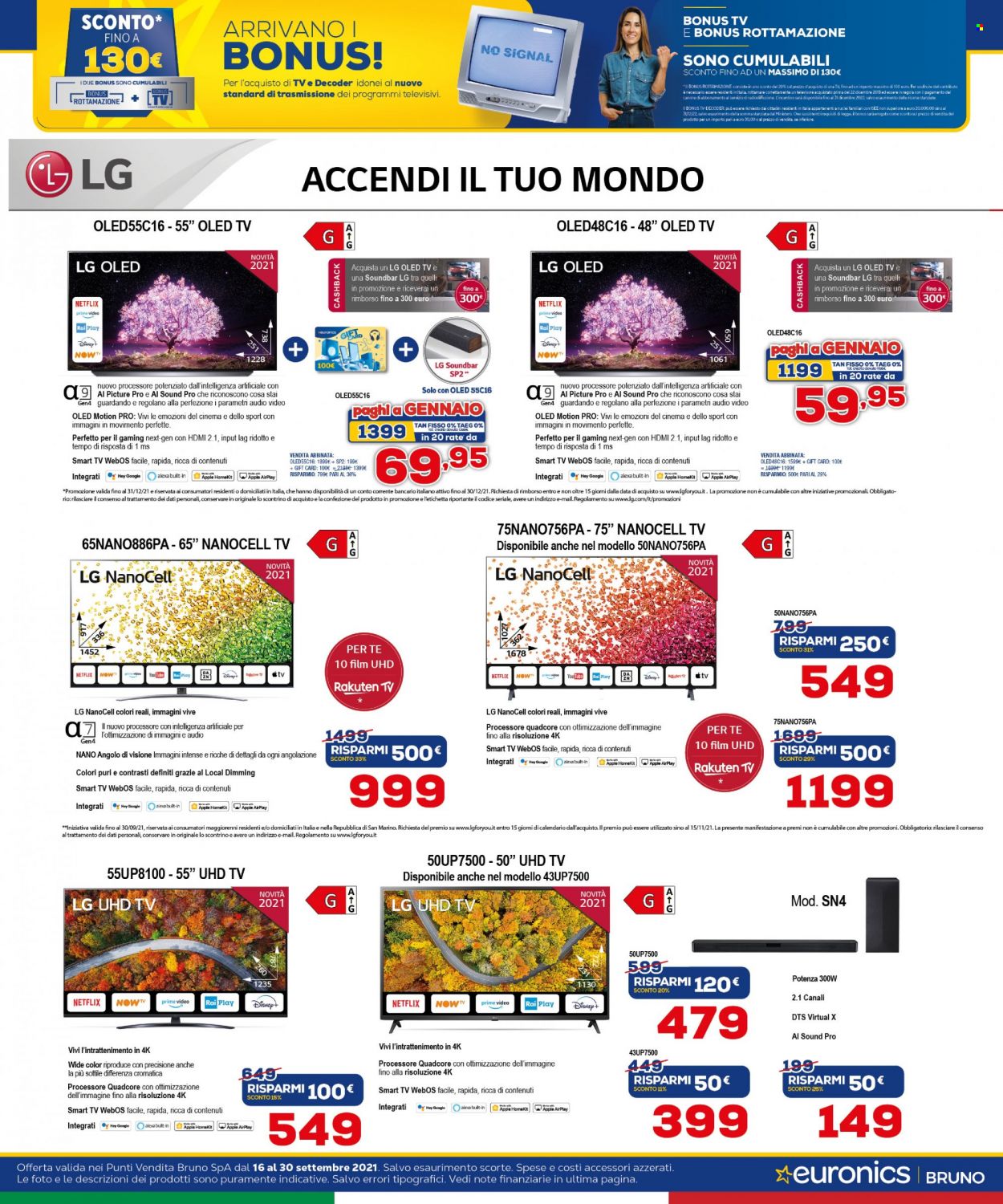 Volantino Euronics - 16/9/2021 - 30/9/2021. Pagina 3
