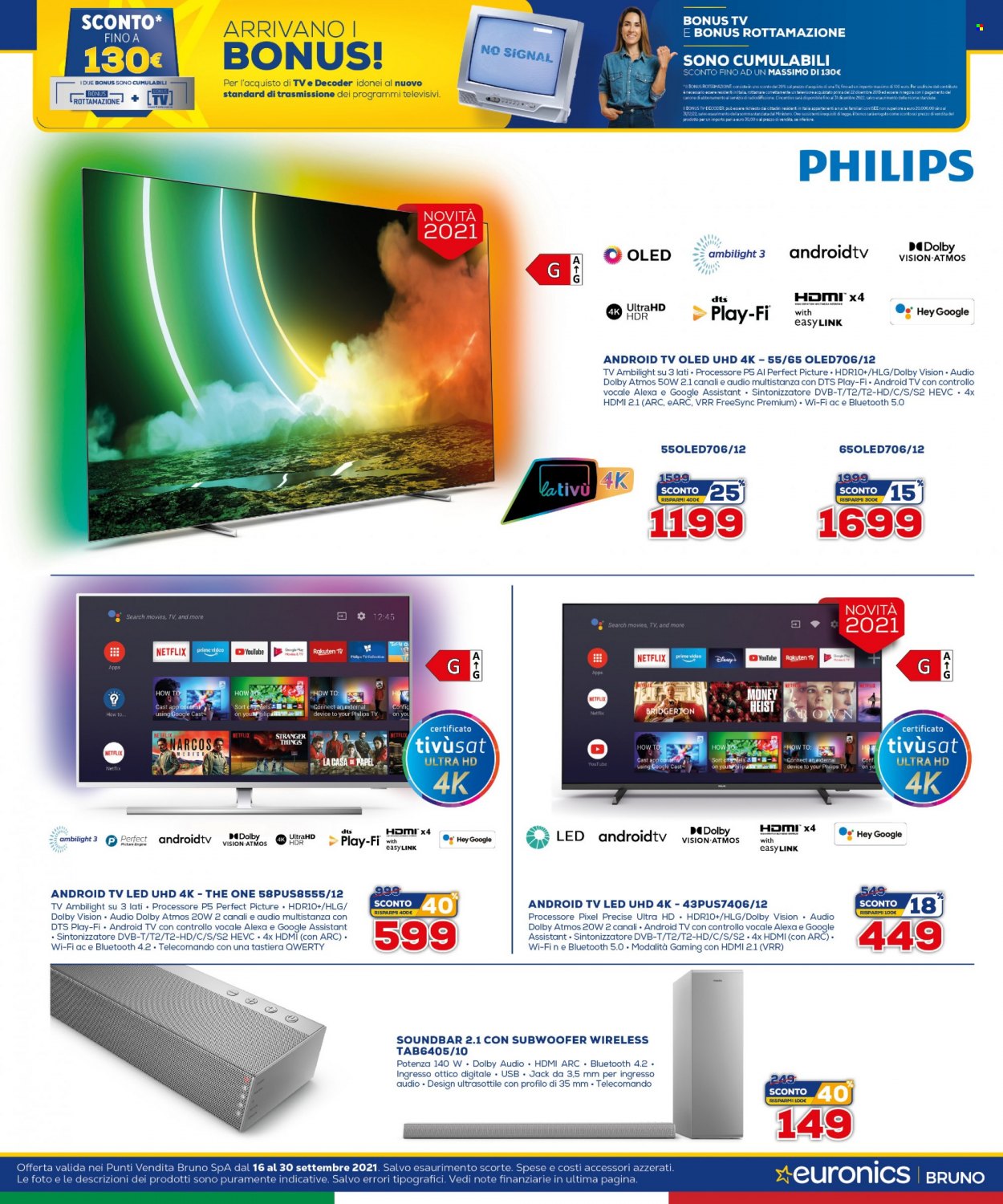 Volantino Euronics - 16/9/2021 - 30/9/2021. Pagina 6