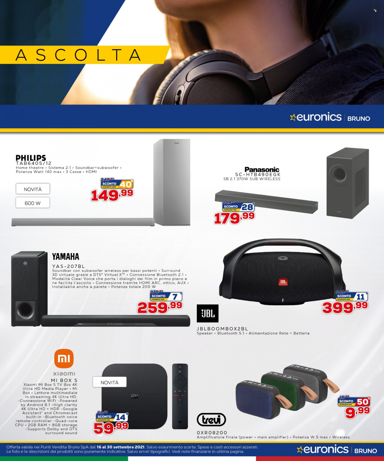 Volantino Euronics - 16/9/2021 - 30/9/2021. Pagina 10