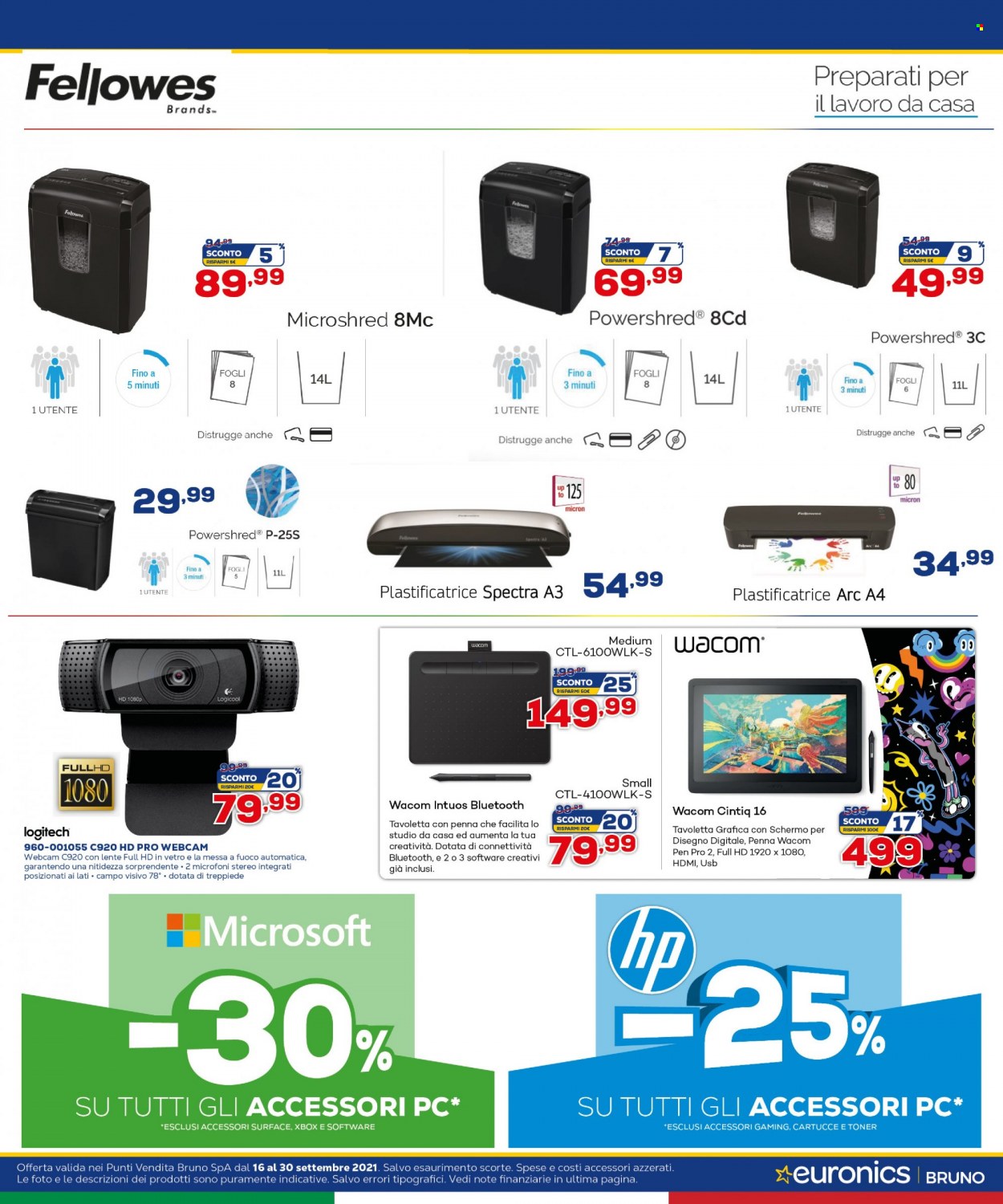 Volantino Euronics - 16/9/2021 - 30/9/2021. Pagina 20