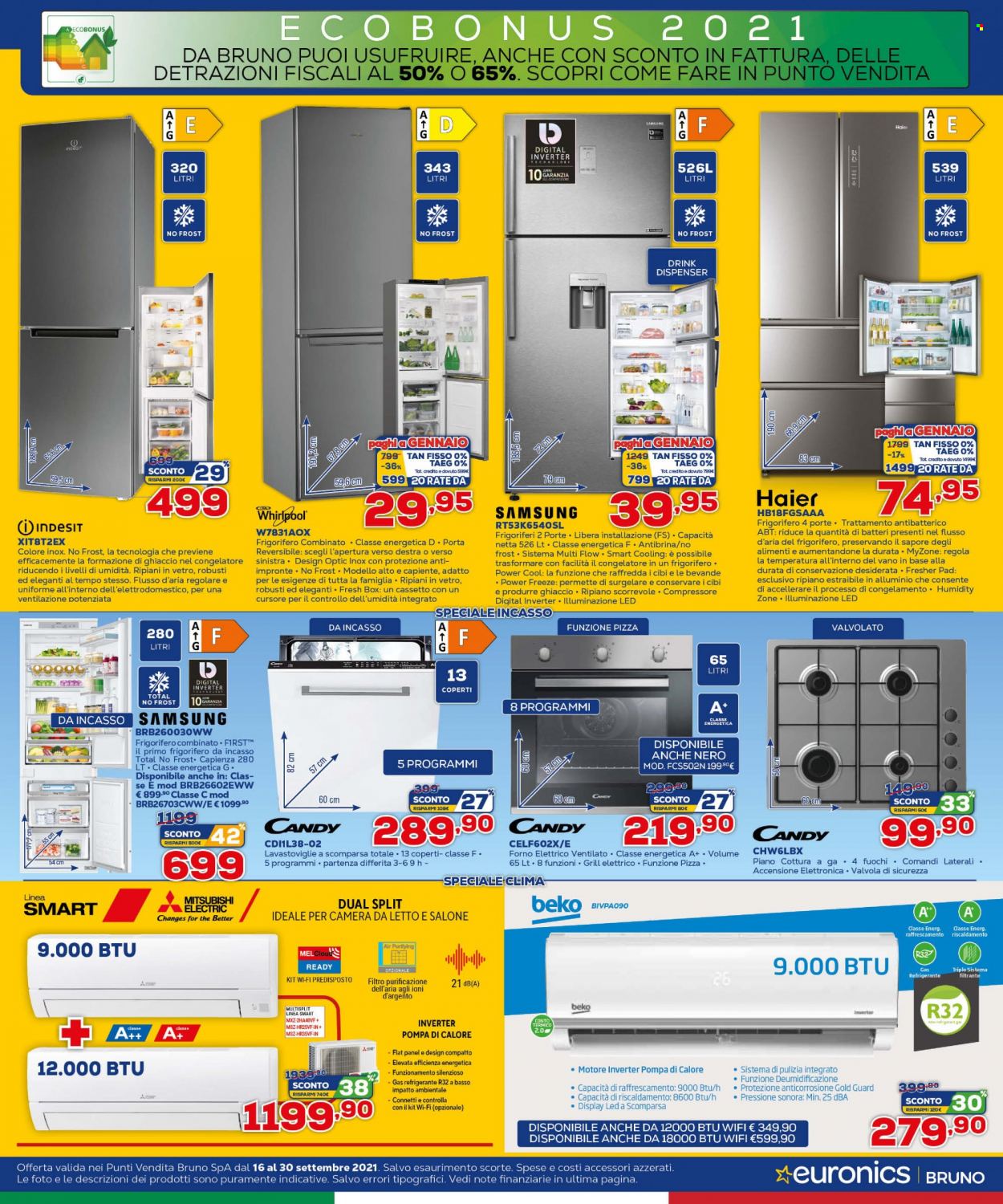 Volantino Euronics - 16/9/2021 - 30/9/2021. Pagina 26