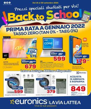 Volantino Euronics - 16.9.2021 - 30.9.2021.