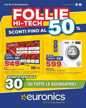 Volantino Euronics - 16.9.2021 - 30.9.2021.