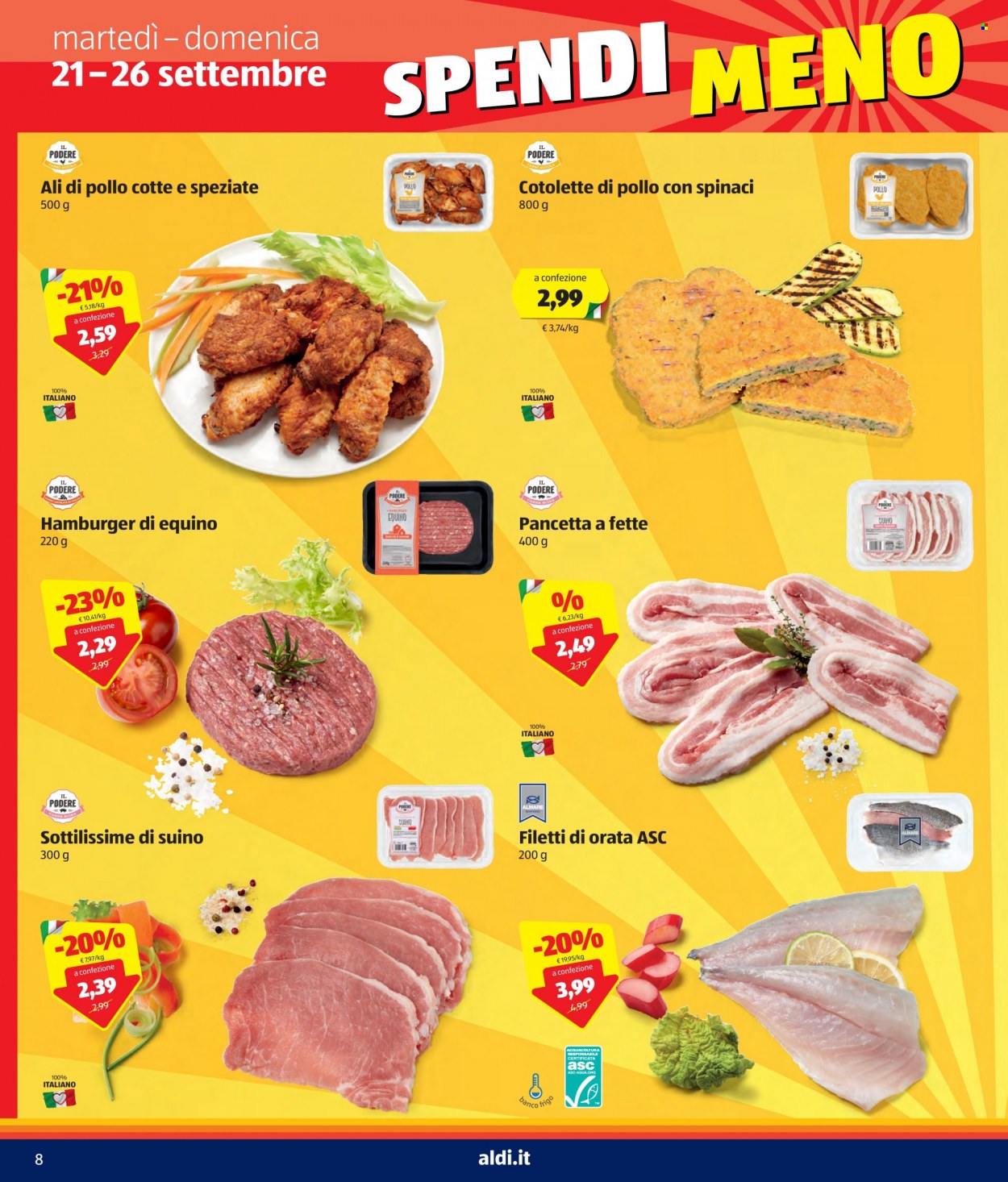 Volantino Aldi - 21/9/2021 - 30/9/2021. Pagina 8