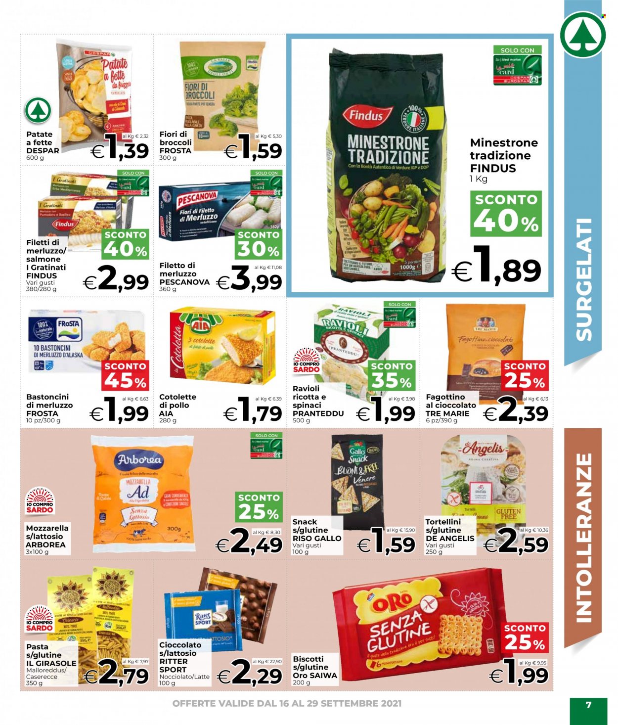 Volantino Eurospar - 16/9/2021 - 29/9/2021. Pagina 7