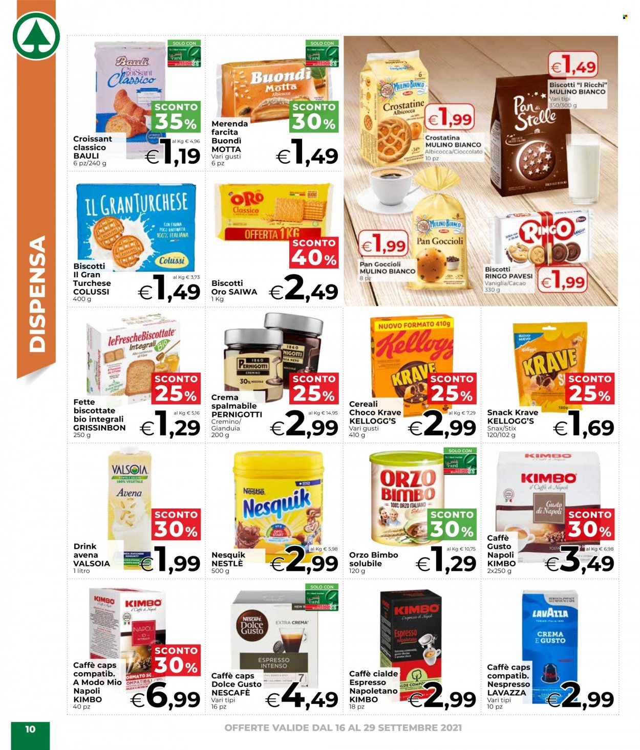 Volantino Eurospar - 16/9/2021 - 29/9/2021. Pagina 10