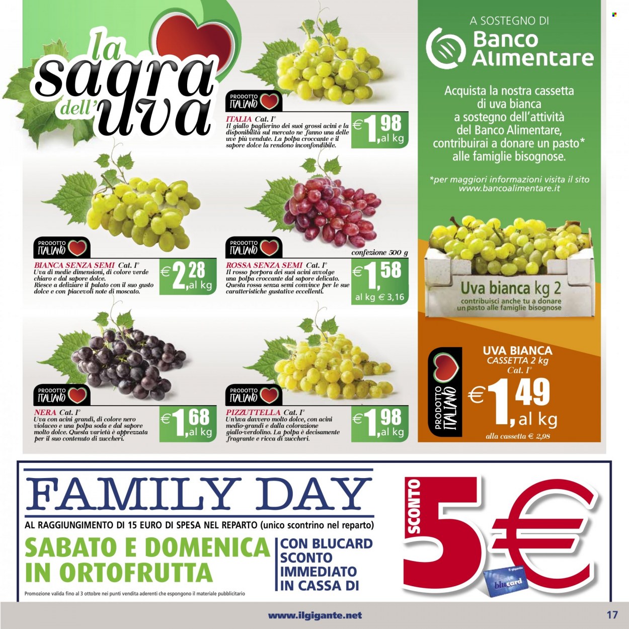 Volantino Il Gigante - 20/9/2021 - 3/10/2021. Pagina 17